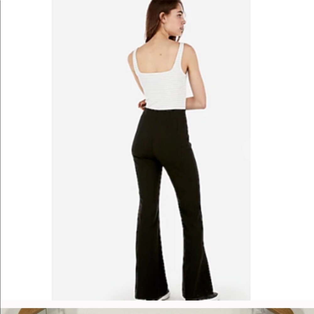NWT Super High Waisted Pull On Flare Pants XL